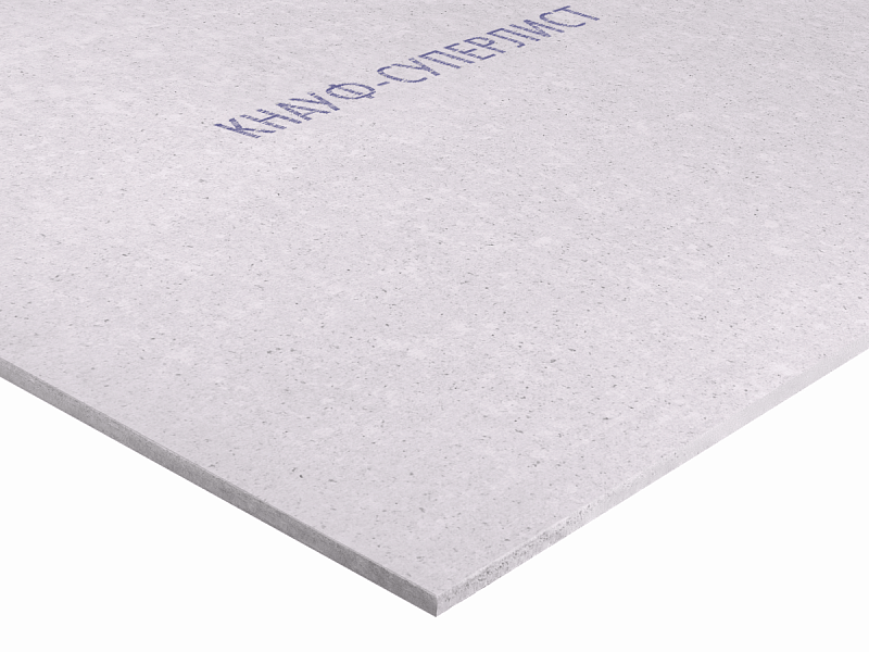 Кнауф-СУПЕРЛИСТ с фальцевой кромкой КСЛ ФК (ГВЛ ФК) 2500*1200*10								