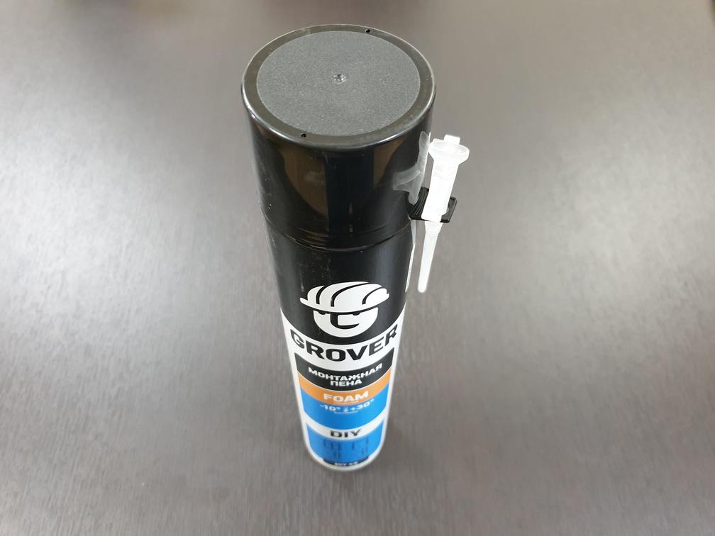 Монтажная пена GROVER DIY45 (гровер) стандартная всесезонная 700 мл								