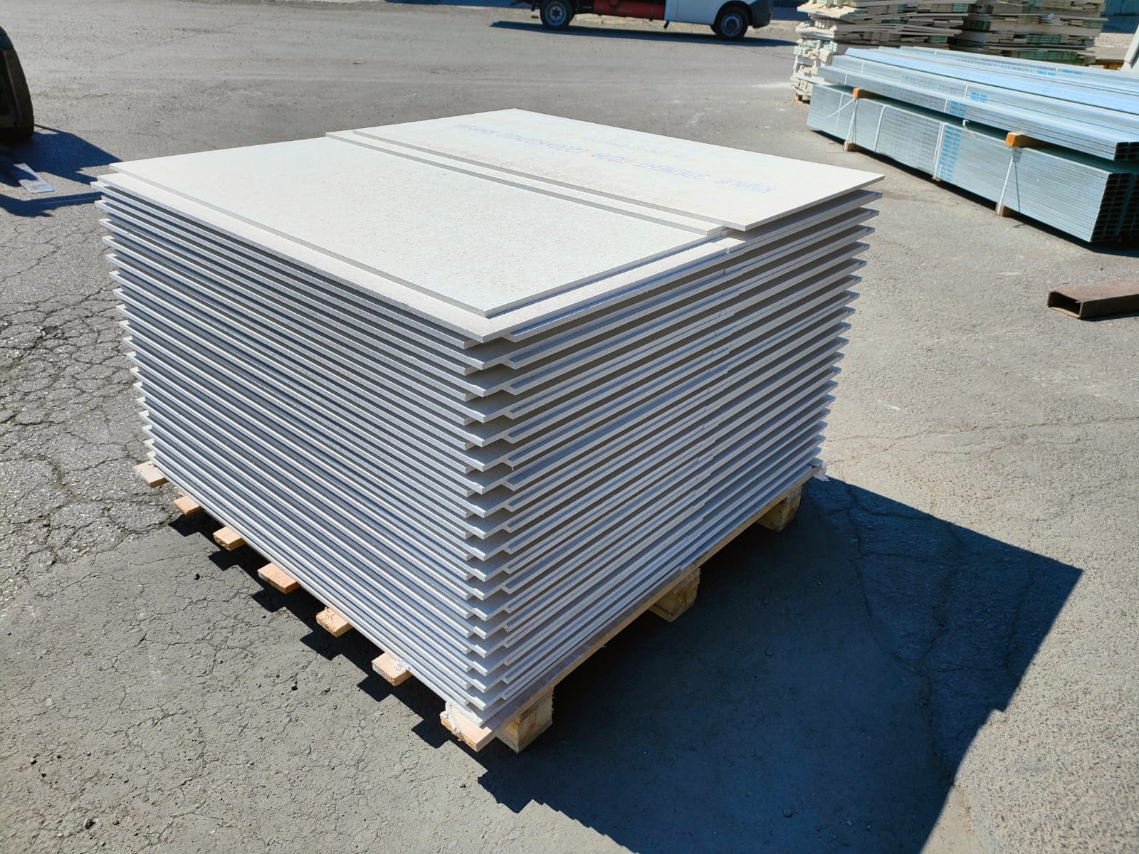 Knauf-Элемент пола КНАУФ-суперпол 1200x600x20мм влагостойкий (ГВЛВ)								